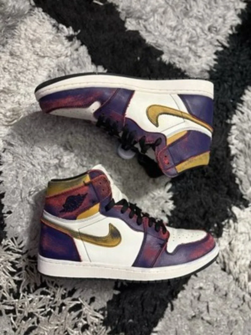 Air Jordan 1 High Defiant SB LA to Chicago Sz 11.5